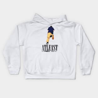 Skate guy must have this T shirt "atleast i tried to skate" (white) Kids Hoodie